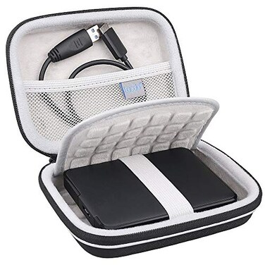 Lacdo Hard Drive Case for Seagate Portable External Hard Drive HDD, Black