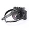 CANPIS Thin Leather Camera Neck Strap for Mirrorless Compact, Black CP008