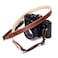 CANPIS Thin Leather Camera Neck Strap for Mirrorless Compact, Brown CP008