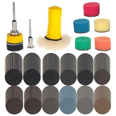 Dura-Gold 191-Piece 1" Micro SandingPolishing Set - Includes 180 Discs