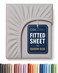CGK Unlimited Queen Fitted Sheet - Single Fitted Sheet Only - Deep Pockets - Light Grey