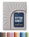 CGK Unlimited Queen Fitted Sheet - Single Fitted Sheet Only - Deep Pockets - Light Grey