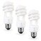 SLEEKLIGHTING E26 Standard Screw Base 13W Spiral CFL Light Bulb Warm White