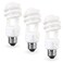 SLEEKLIGHTING E26 Standard Screw Base 13W Spiral CFL Light Bulb Warm White