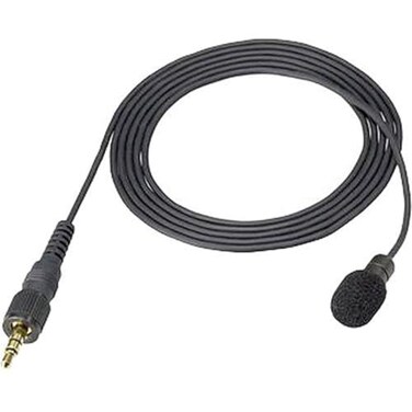 Sony ECMV1BMP Electret Condenser Lavalier Microphone for UWP Series, Black