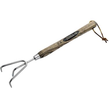 SpearJackson 5210PC Traditional Stainless 12" Handle 3 Prong Cultivator
