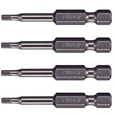 VEGA 5/32" Hex Power Bits. Grade &frac14; Inch Hex Shank 5/32", 2 Inch Power Bits