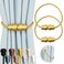 Hangtty Magnetic Curtain Tiebacks Decorative Rope Curtain Holdbacks Drapes