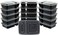 Simple Houseware 32 Pack 28-oz 2-Compartment Meal Prep Container, BPA-Free