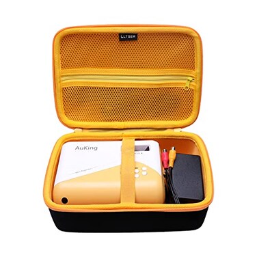 L LTGEM LTGEM Hard Travel Carrying Case for Mini Projector, Inside: 9.2"x6.2"x2.4