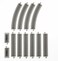 Bachmann Trains E-Z Track Auto-Reversing System NS Rail - Roadbed HO Scale