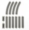 Bachmann Trains E-Z Track Auto-Reversing System NS Rail - Roadbed HO Scale