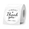 FINDAT Round Thermal Labels White 3 Inch Dot Vinyl Printer Sticker 500 PCS