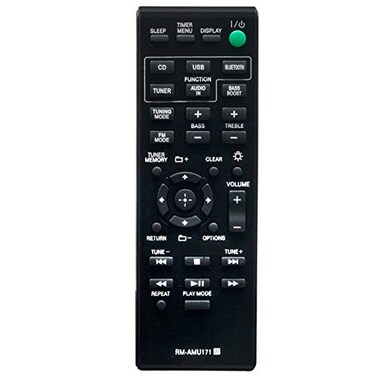 ZdalaMit RM-AMU171 Replace Remote Control Applicable for Sony Hi-Fi System CMT-BT60