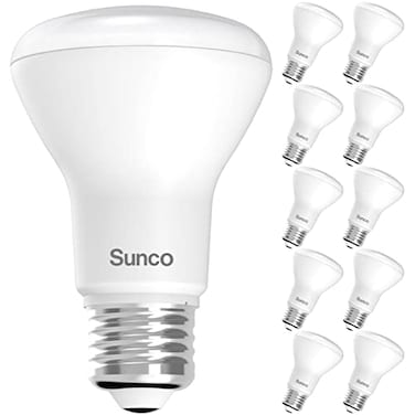 Sunco Lighting Sunco 10 Pack BR20 LED Bulb Flood Light E26, 7W=50W, 6000K Daylight Deluxe