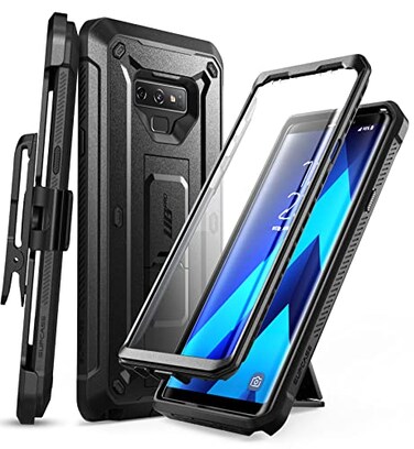 SUPCASE for Samsung Galaxy Note 9 Case (2018with Screen Protector, Black