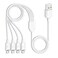 Herfair Micro USB Cable, Micro USB Splitter, Micro USB ChargerData Cable 1.64ft
