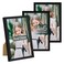 upsimples 4x6 Picture Frame Glass, Thin Border, Black Photo Frames, 3 Pack