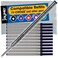Jaymo Replacement for Cross Selectip 8521 - Gel Rolling Ball Pen Refill - 12 Blue