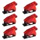 Antrader Plastic 12mm Mount Dia. Dustproof Safety Toggle Switch Covers 6Pcs