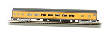 Bachmann Trains 85' Smooth-Side Car with Lighted Int Union Pacific HO Scale