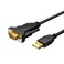 CableCreation USB to RS232 Adapter with PL2303 Chipset, 6.6 Feet/ 2M, Black