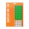 PLUS PLUS Big Baseplate Duo GreenWhite - Base Accessory for Large Blocks