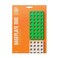 PLUS PLUS Big Baseplate Duo GreenWhite - Base Accessory for Large Blocks