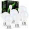 KOR 6-Pack A19 LED Light Bulbs, 100W Equivalent, 2700K Warm White, E26 Base