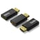 Conable 3 Pack 4K DisplayPort to HDMI Adapter, Uni Directional DP to HDMI Connector