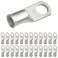 SELTERM 25pcs 2 AWG 3/8" Stud Marine Grade Tinned Copper Battery Cable Lugs