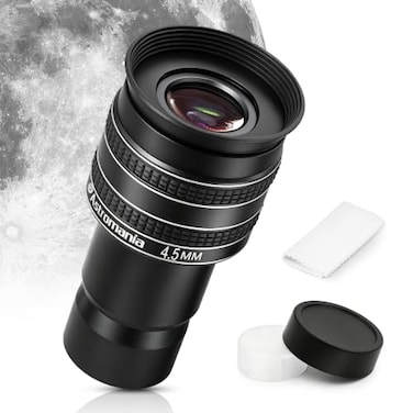 Astromania Telescope Eyepiece 4.5mm Wide Angle 58° Planetary Eyepiece 1.25