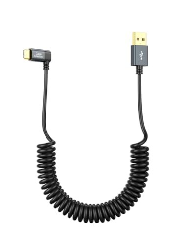 CableCreation Coiled USB A to C 60W Fast Charging Cable Max 5FT for CarPlay