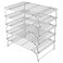 Leonyo 5-Tier 15x10IN Cookie Cooling Rack for Cooking Stackable Collapsible