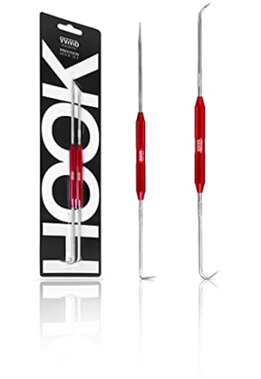 VViViD Precision Hook Set 2 pcs, for Removing O-ringsSeals, Weeding Vinyl
