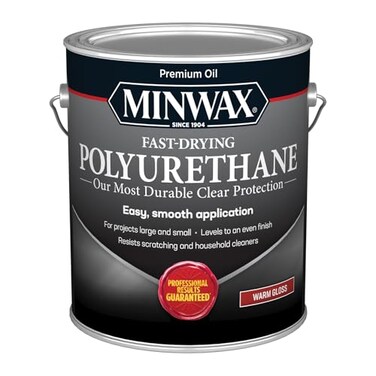 Minwax Fast Drying Polyurethane Protective Wood Finish, Clear Gloss, 1 Gallon