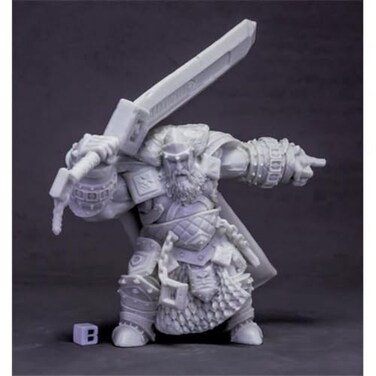 Reaper Skorg Ironskull, Fire Giant King (Huge77614 Bones Unpainted Plastic