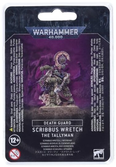 Games Workshop 99070102003 "Death Guard Scribbus Wretch The Tallyman Miniature