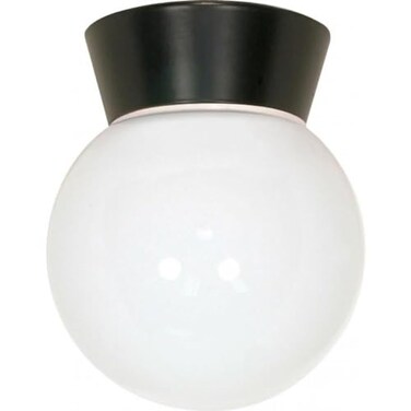 Nuvo Lighting SF77/153 Transitional One Light Flush Mount in Bronze/Dark finish