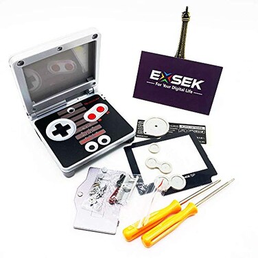 EXSEK Replacement Housing Shell Pack Compatible for Game boy Advance SP (SP NES