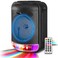 Technical Pro LIT8 Portable 8" Bluetooth LED Party Speaker w/StrapWireless Link