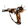 THiCket Raygun Torch Lighter, with Adjustable Flame and Safety Lock (Camo Orange