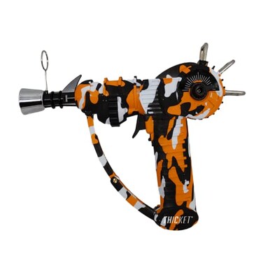 THiCket Raygun Torch Lighter, with Adjustable Flame and Safety Lock (Camo Orange