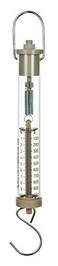 EISCO Newton Force Meter Spring Scale - Max Capacity 10N, 1 kg, Dual Scale Labeled.