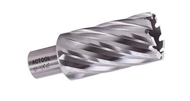 ACTOOL 1-1/4" Diameter &times; 2" Depth of Cut HSS ANNULAR Cutter with 3/4'' Weldon Shank
