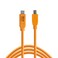 Tether Tools TetherPro USB-C to 2.0 Mini-B 5-Pin, 5Gbps Gen 1, 15' (4.6m, High-Visibility Orange