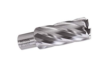 ACTOOL 1-1/16" Diameter &times; 2" Depth of Cut HSS ANNULAR Cutter with 3/4'' Weldon Shank