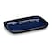 GET G.E.T. CS-117-CSB-EC Melamine Rectangular Serving Platter, 12" x 7.5", Blue (Set of 4