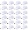 Falari 24 Pack Unisex Baseball Cap Bulk Wholesale Plain Blank Hat Adjustable Size White