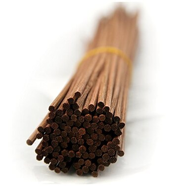Ougual 100 Pieces Rattan Reed Diffuser Replacement Refill Sticks 9.8" (25cmx3mm, Brown